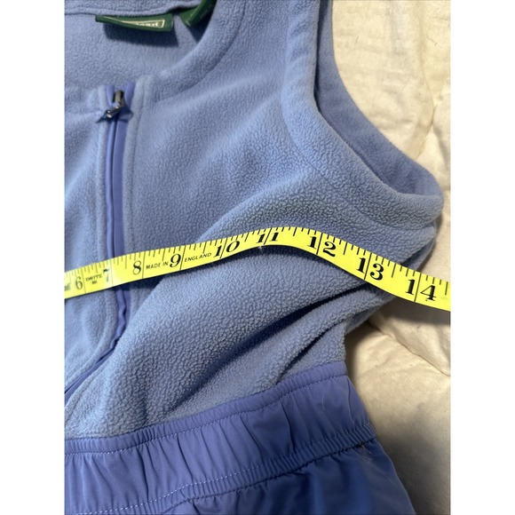 LLBean Kids Snowsuit Size 10 Lavender Fleece Pockets Winter Skiing Sledding - Picture 6 of 12